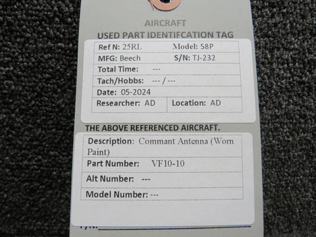 Comant VF10-10 Comant VHF Antenna (Worn Paint)