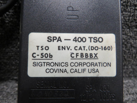 Sigtronics SPA-400 Sigtronics Panel Mounted Intercom w Round Face (12-24V) (Core)