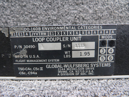 Global-Wulfsberg 30490-1 Global-Wulfsberg Loop Coupler Unit with Modifications