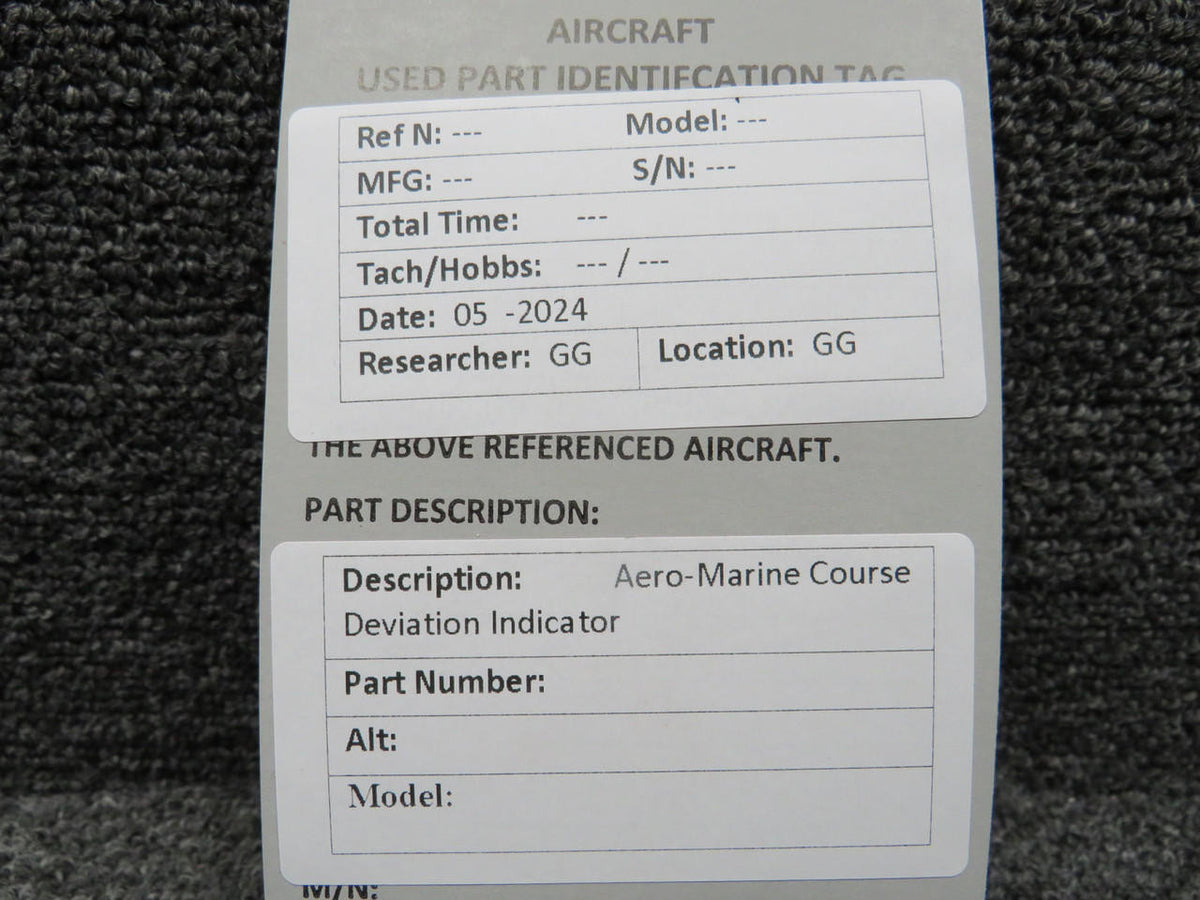 Aero-Marine Course Deviation Indicator