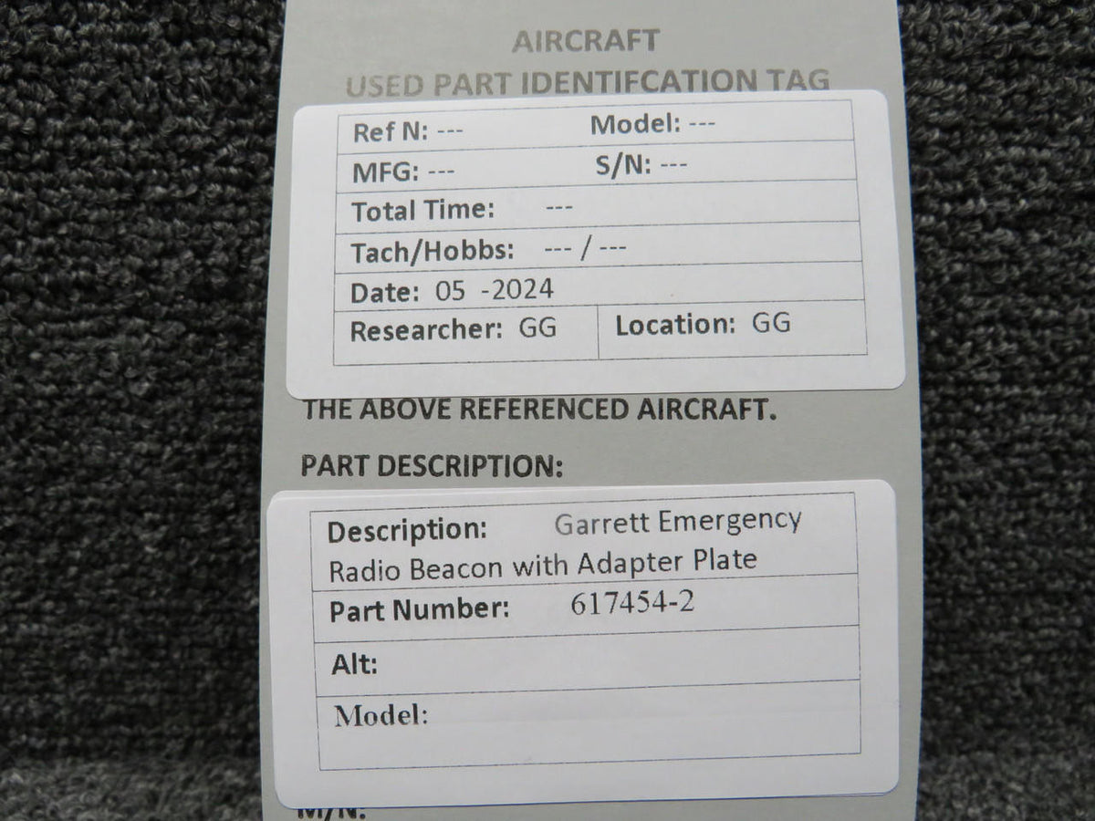 Garrett 617454-2 Garrett Emergency Radio Beacon with Adapter Plate