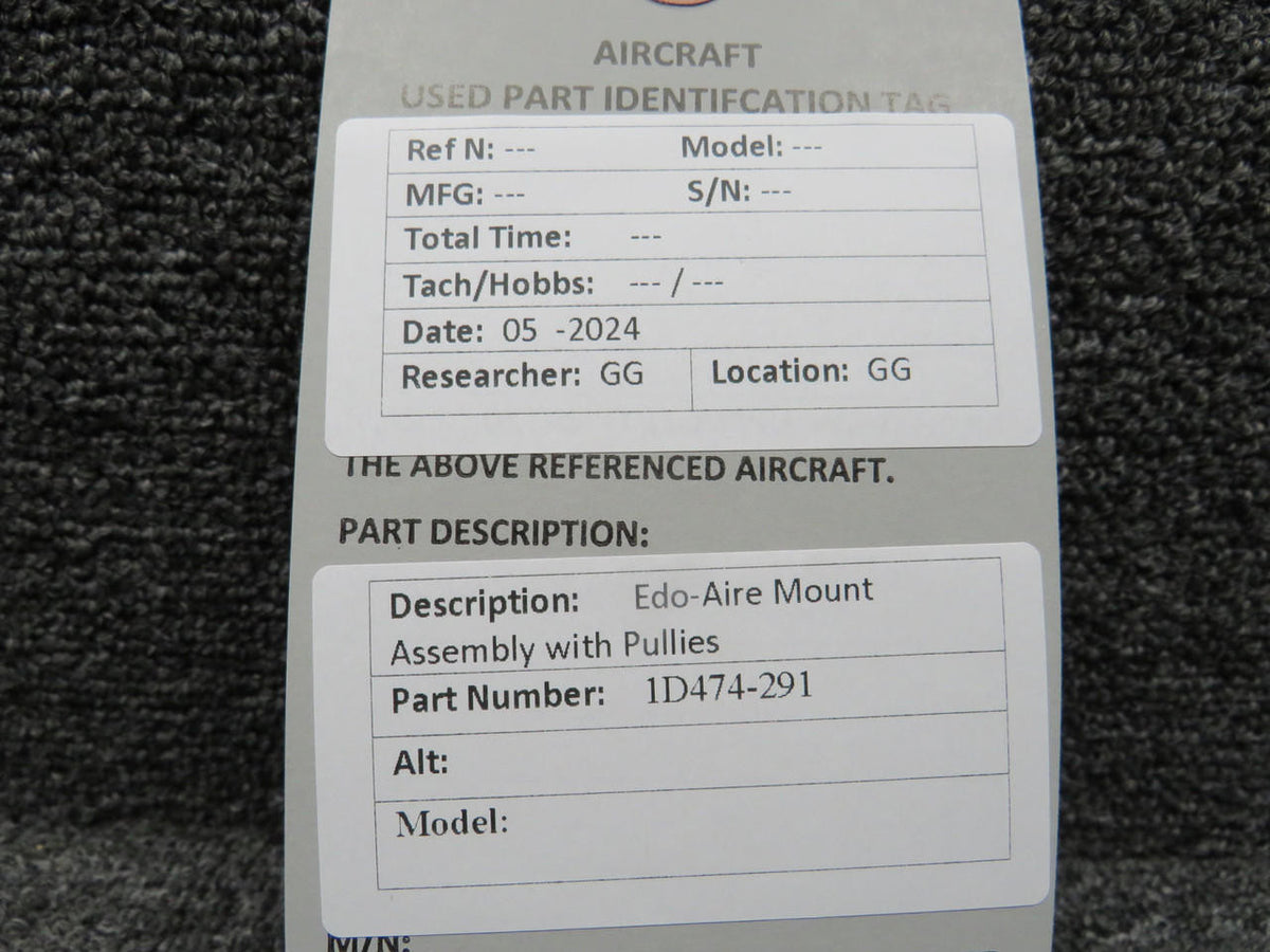 Edo-Aire 1D474-291 Edo-Aire Mount Assembly with Pullies