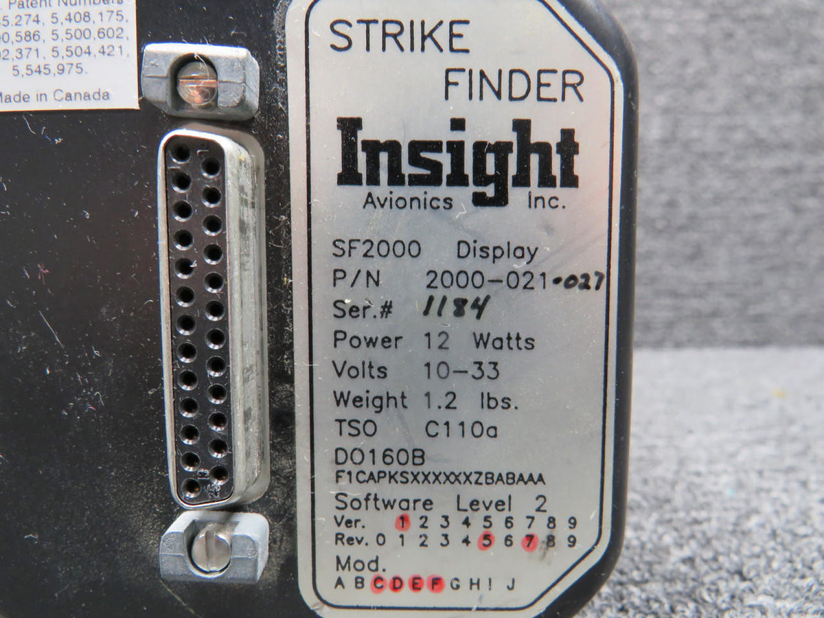 Insight Instruments 2000-021-027 Insight Strike Finder with Modifications (10-33V)