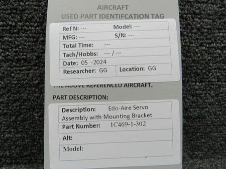 Edo-Aire 1C469-1-302 Edo-Aire Servo Assembly with Mounting Bracket
