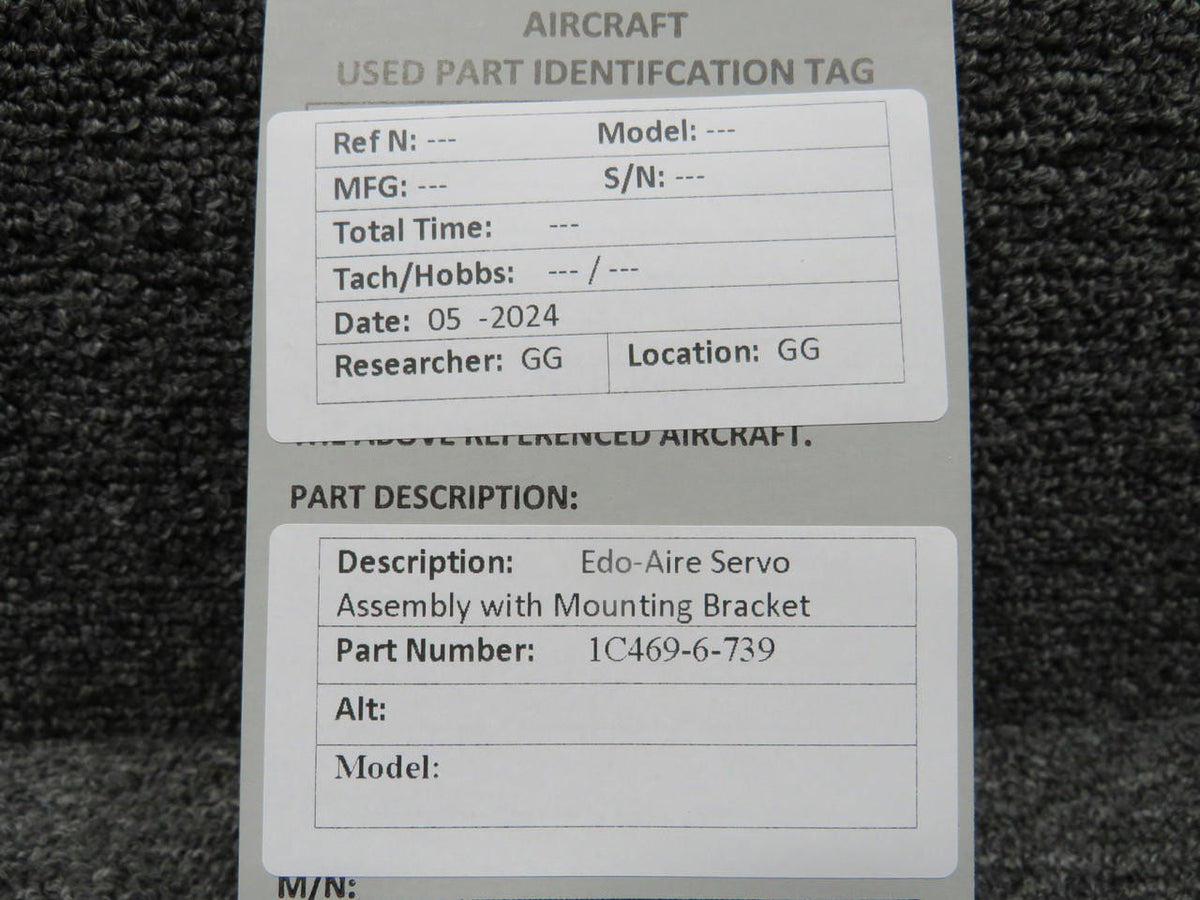 Edo-Aire 1C469-6-739 Edo-Aire Servo Assembly with Mounting Bracket