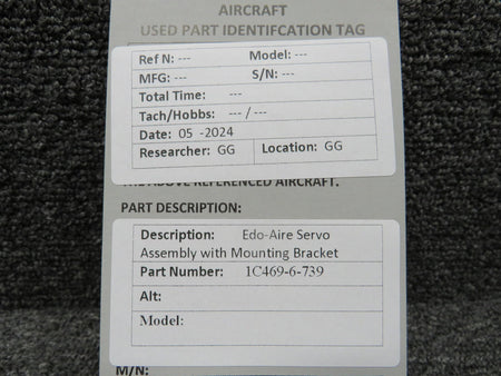 Edo-Aire 1C469-6-739 Edo-Aire Servo Assembly with Mounting Bracket
