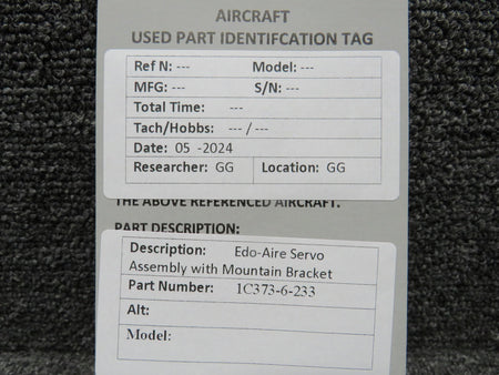 Edo-Aire 1C373-6-233 Edo-Aire Servo Assembly with Mounting Bracket