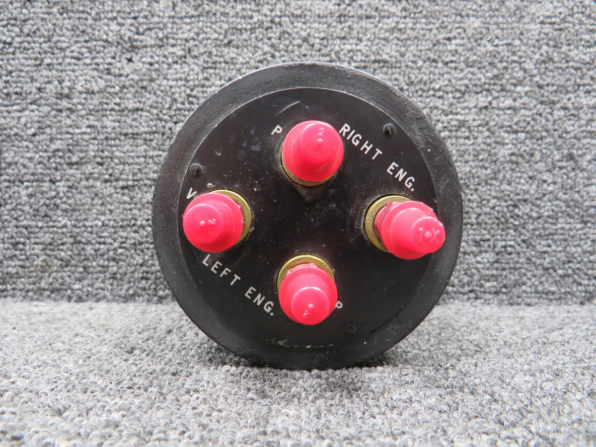 United Instruments 6060-G55 (Alt: C662020-0103RX) United Dual Fuel Flow Indicator