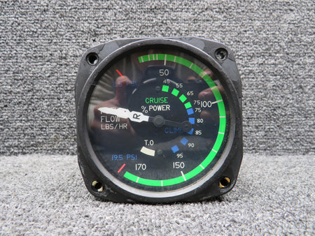 United Instruments 6060-G55 (Alt: C662020-0103RX) United Dual Fuel Flow Indicator