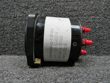 United Instruments 6060-G55 (Alt: C662020-0103RX) United Dual Fuel Flow Indicator
