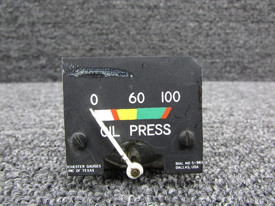 Rochester Oil Pressure Indicator (Worn, Cut Face)