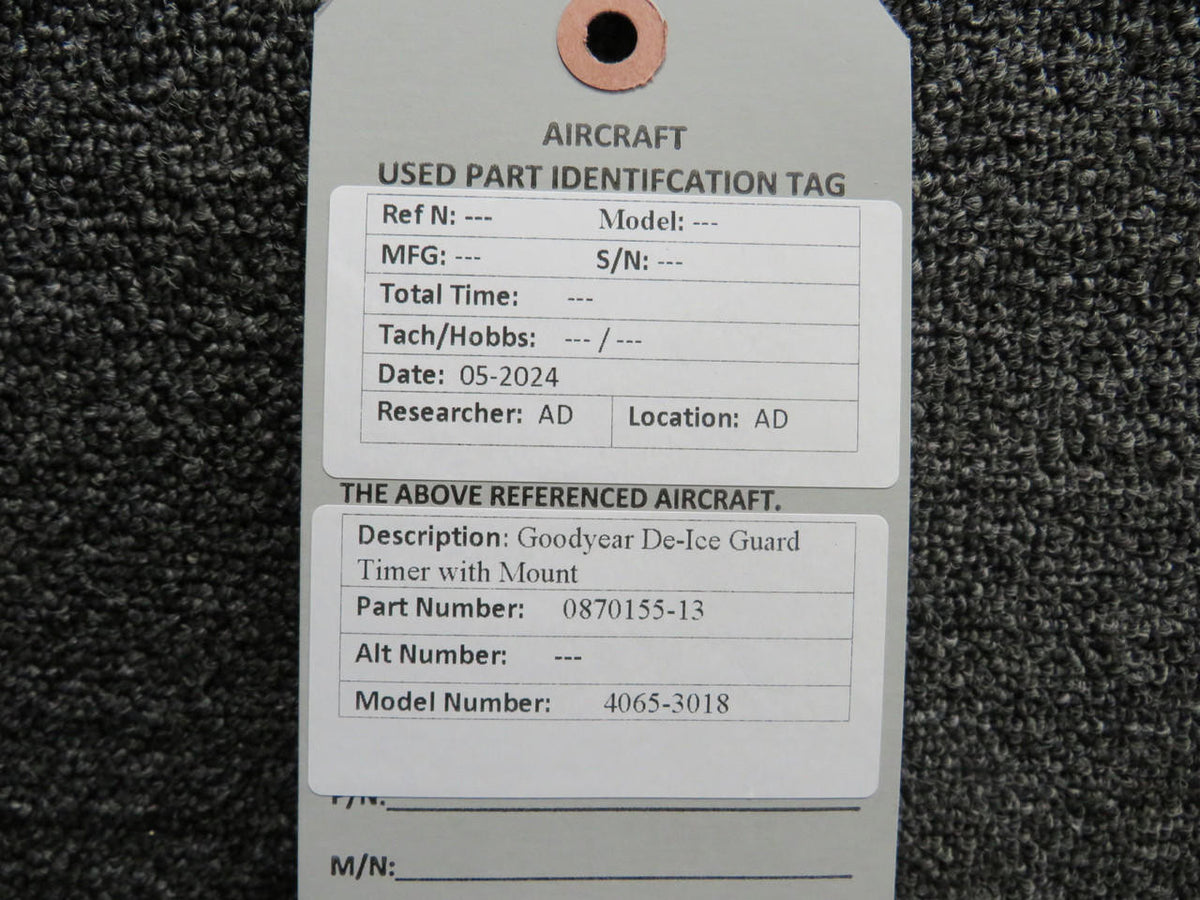 Goodyear 0870155-13 Goodyear 4065-3018 De-Ice Guard Timer with Mount