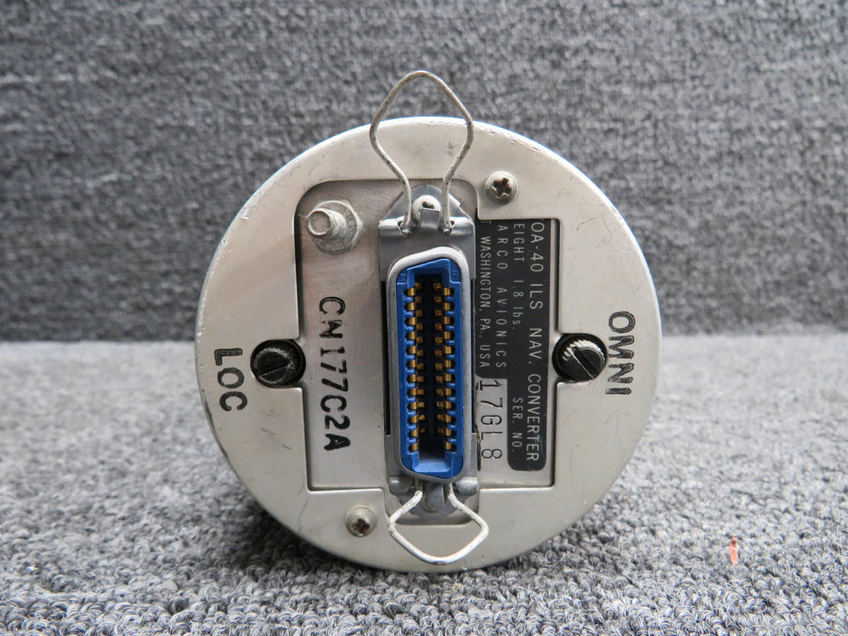 Narco VOA-40 Narco ILS-NAV Converter Indicator, Lighted (Worn Face)