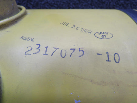 Learjet 2317075-10 Learjet 25 Hydraulic Reservoir (Dented) (Wear)