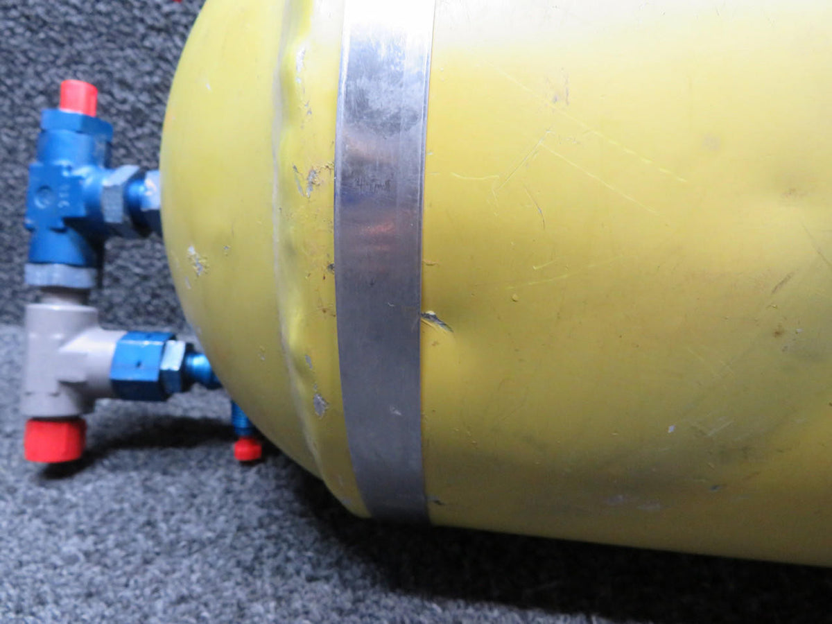 Learjet 2317075-10 Learjet 25 Hydraulic Reservoir (Dented) (Wear)