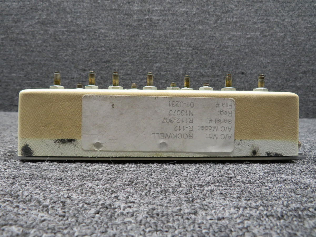 Rockwell 855015-501 Rockwell 112 Instrument Gauge Cluster Assembly (Worn Face)
