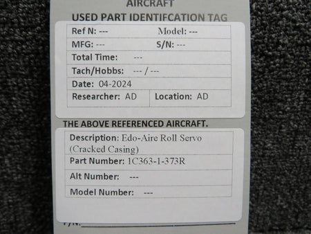 Edo-Aire 1C363-1-373R Edo-Aire Roll Servo (Cracked Casing)