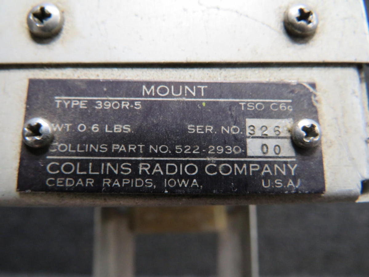 Collins 522-2930-00 Collins 390R-5 Mounting Bracket