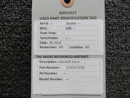 Mitchell 1D456-215R Mitchell Roll Servo Assembly