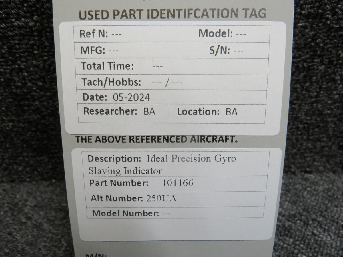 Ideal Precision 101166 (Alt: 250UA) Ideal Precision Gyro Slaving Indicator