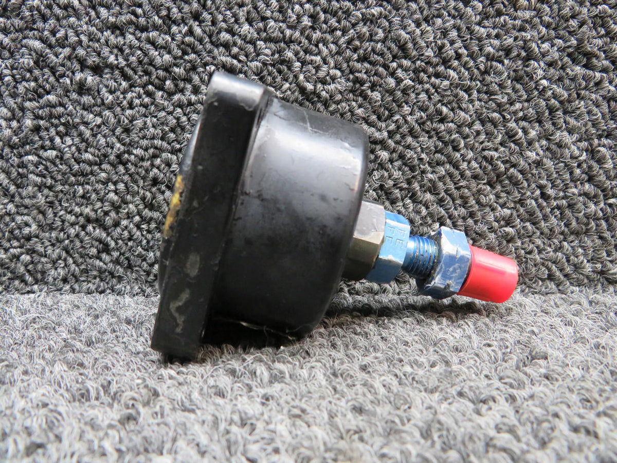 Learjet S218-1 Learjet 25 Hydraulic Pressure Gauge Indicator (Glass Cloudy, Worn)