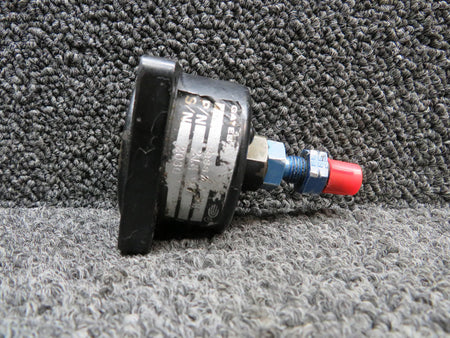 Learjet S218-1 Learjet 25 Hydraulic Pressure Gauge Indicator (Glass Cloudy, Worn)