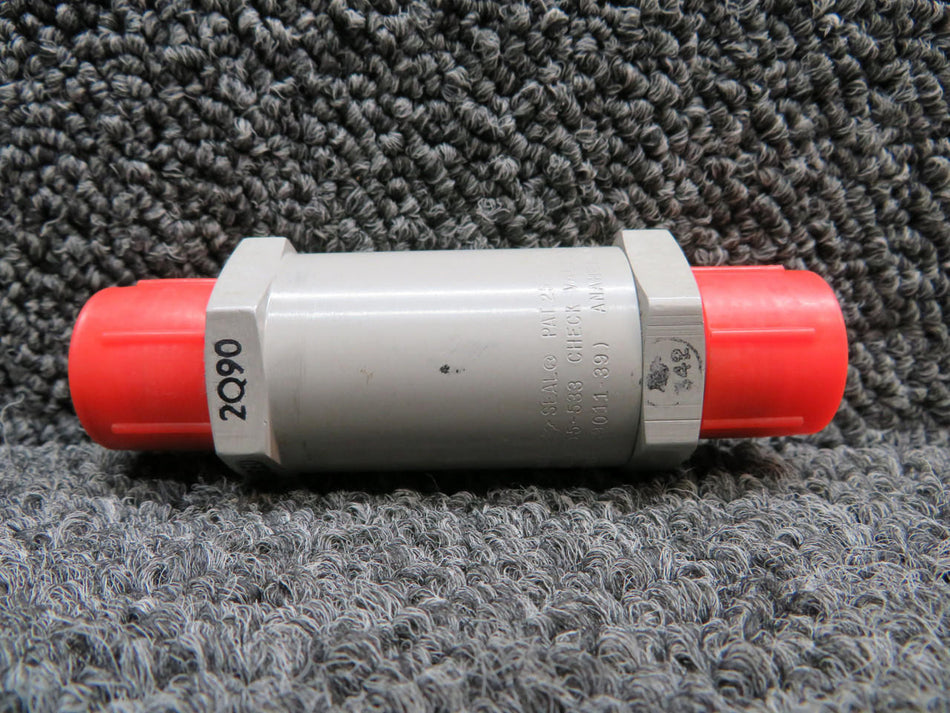 Circle Seal 101-389011-39 Learjet 25 Circle Seal Check Valve (20 PSI)