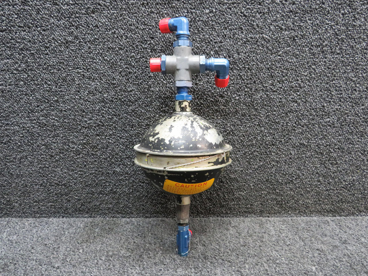 Learjet 2380167-2, AN937 Learjet 25 Accumulator Assembly with Cross Fitting