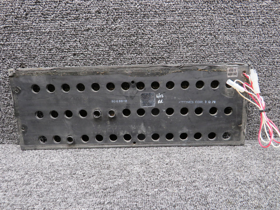 Astronics 80688-2 Astronics Corp Engine Light Panel (Worn) (Voltage: 115)