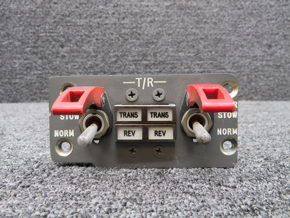 Tellite 3388-1 Tellite Thrust-Reverser Annunciator-Switch Panel Assembly (Worn Switch)