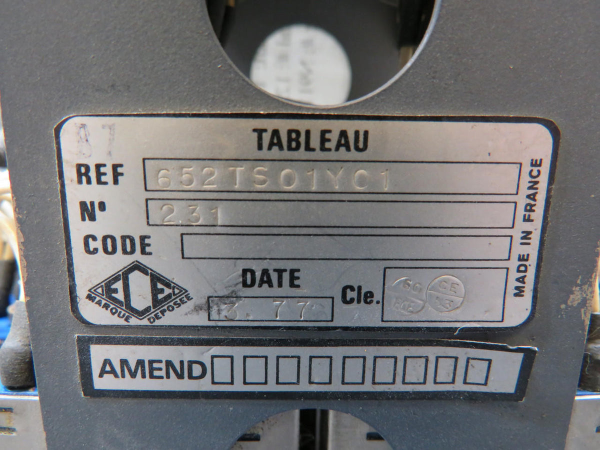 ECE 652TS01Y01 ECE Annunciator Panel Assembly (Stuck Buttons) (Core)