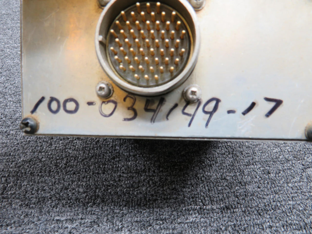 Does Not Apply 100-034149-17 Comm 1 and Comm 2 Control Unit (Worn Face)