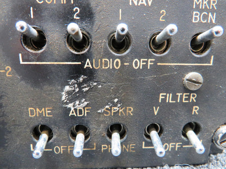 Does Not Apply 100-034149-17 Comm 1 and Comm 2 Control Unit (Worn Face)