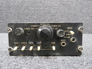 10-1025-07 Learjet PL-175G-07 Audio Panel (Worn Face) (Voltage: 28)