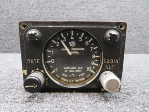 102464-5-16 Airesearch Series 1 Outflow Valve Control (Worn Face and Knob)