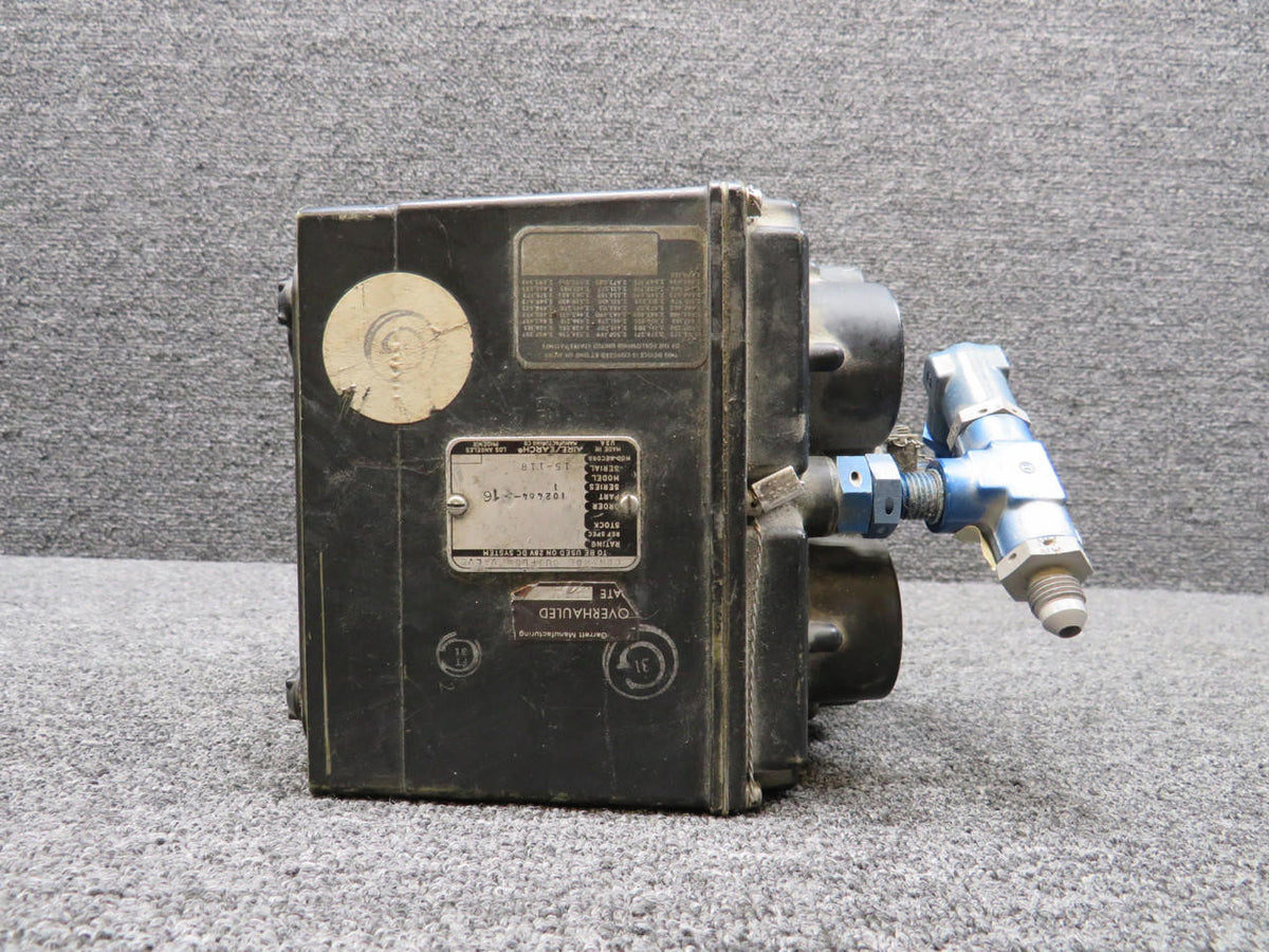 Airesearch 102464-5-16 Airesearch Series 1 Outflow Valve Control (Worn Face and Knob)
