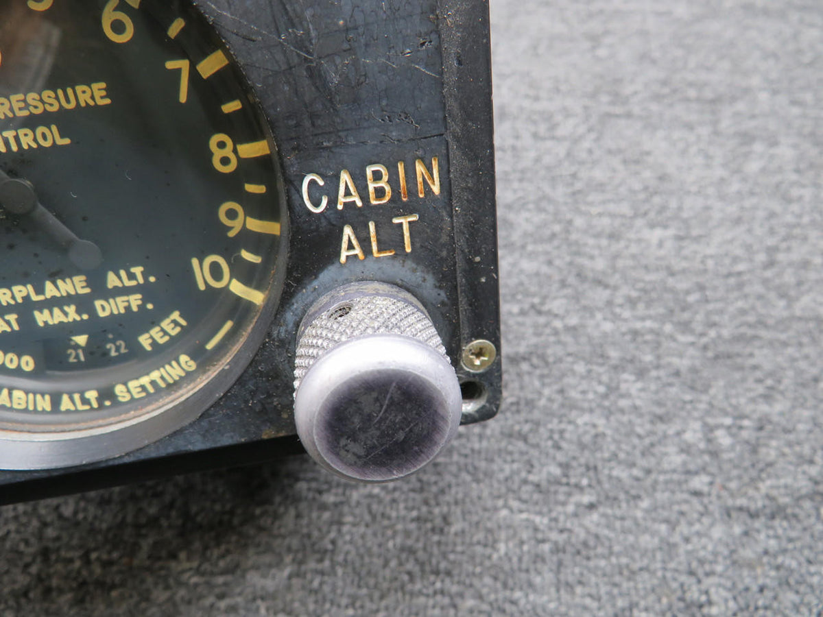 Airesearch 102076-11 Airesearch Series 1 Outflow Valve Control (Worn Grey Knob)