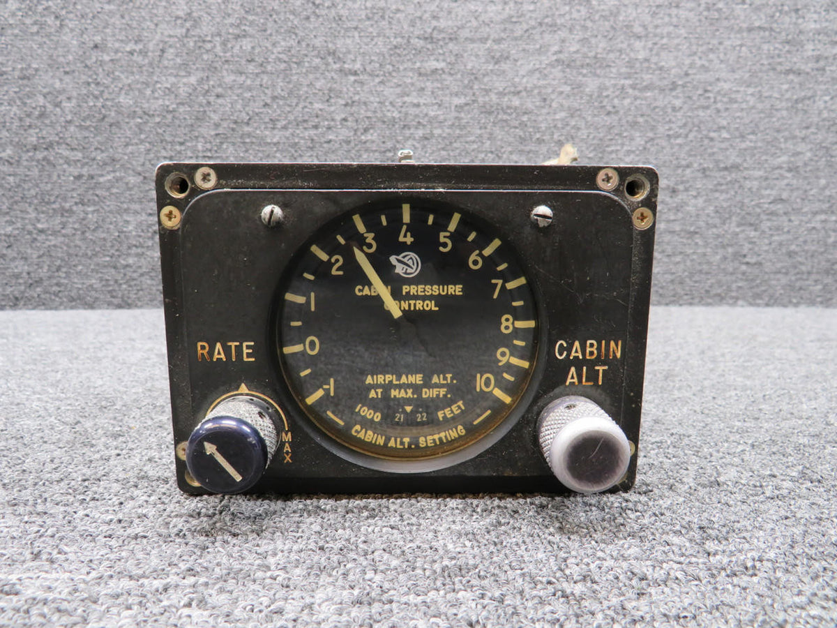 Airesearch 102076-11 Airesearch Series 1 Outflow Valve Control (Worn Grey Knob)