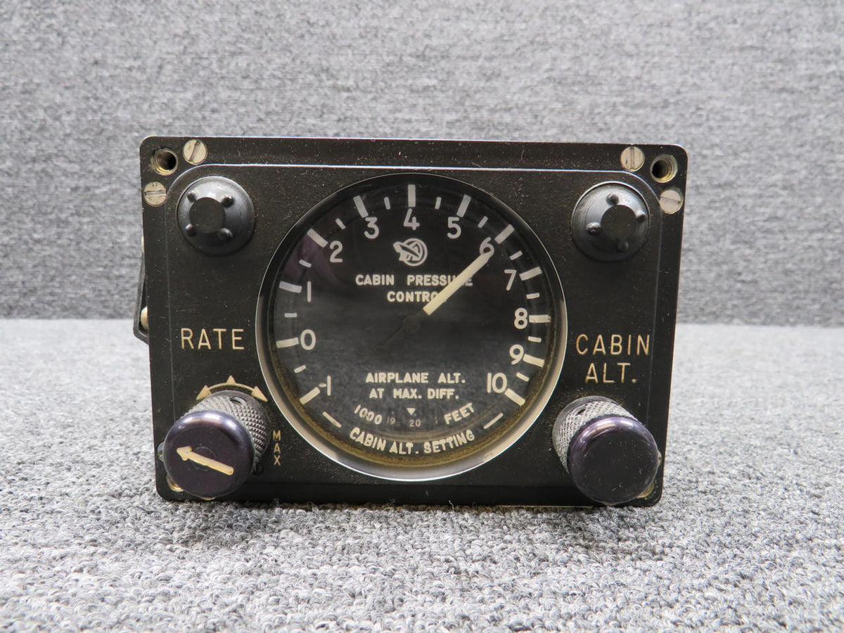 Airesearch 102464-30 Airesearch Series 2 Outflow Valve Control (Black Knobs)