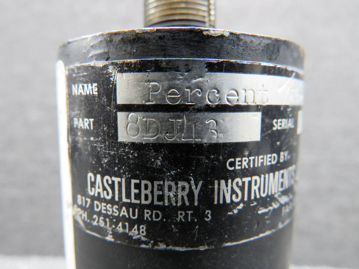 Castleberry 8DJ43 Castleberry Instruments Tachometer Indicator