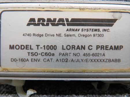 ARNAV 455-6021A Arnav Systems T-1000 Loran Antenna Coupler