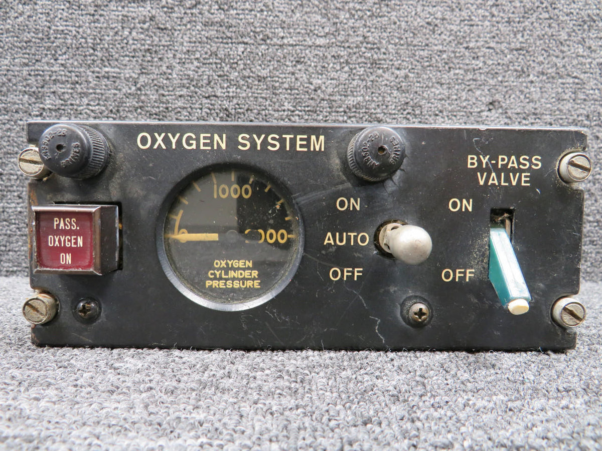 Israel 1124 Oxygen System Panel (Black)