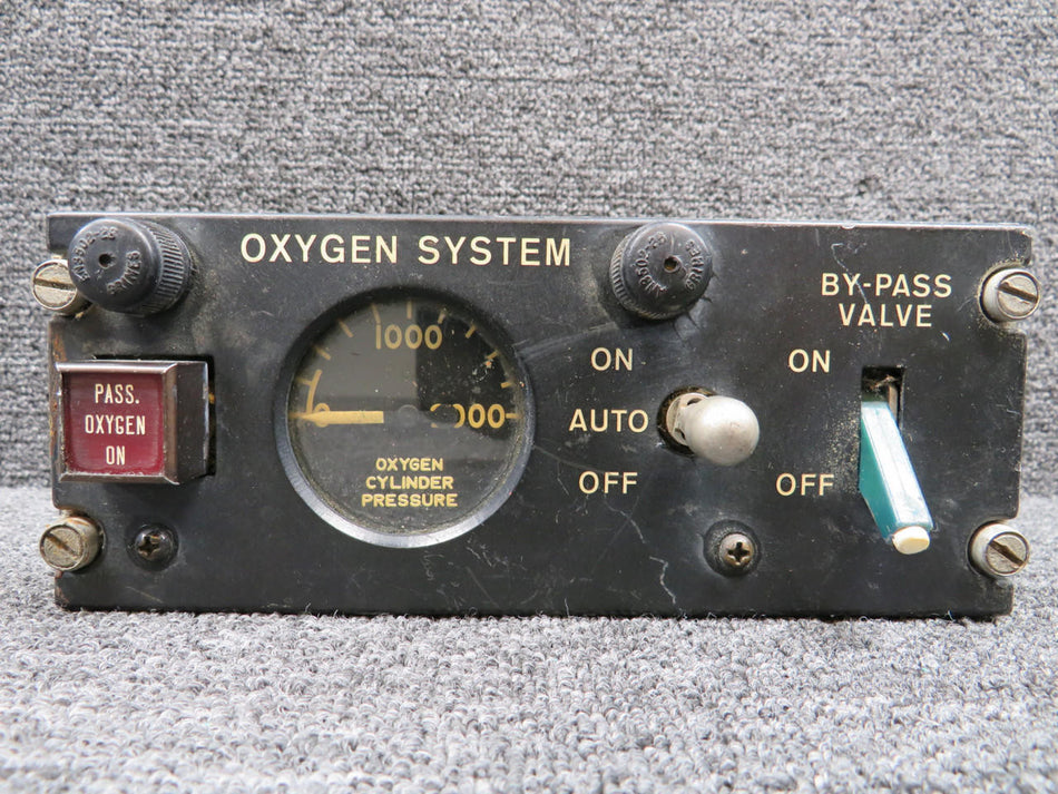 Israel 1124 Oxygen System Panel (Black)
