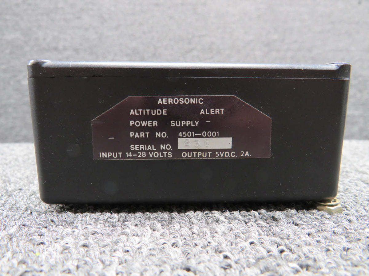 Aerosonic 4501-0001 Aerosonic Altitude Alert Power Supply (Volts: 14-28)