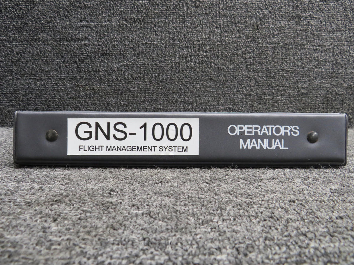 wulfsberg 150-1160-000 Wulfsberg 1990 GNS-1000 Operators Manual