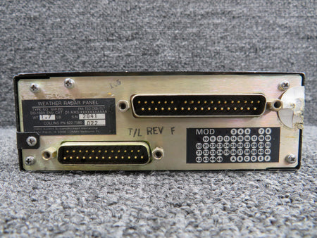 Collins 622-7580-022 Collins WXP-85D Weather Radar Panel with Modifications