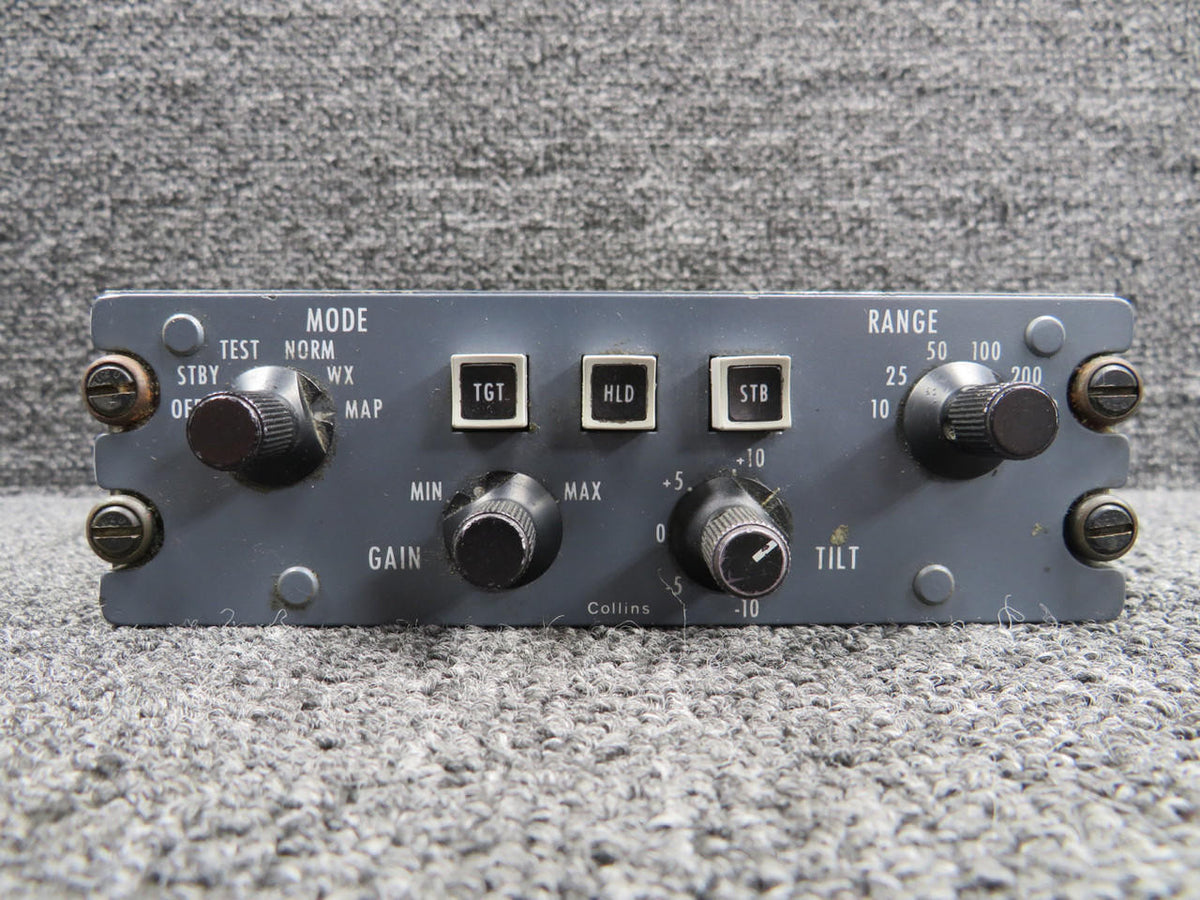 Collins 622-7580-022 Collins WXP-85D Weather Radar Panel with Modifications