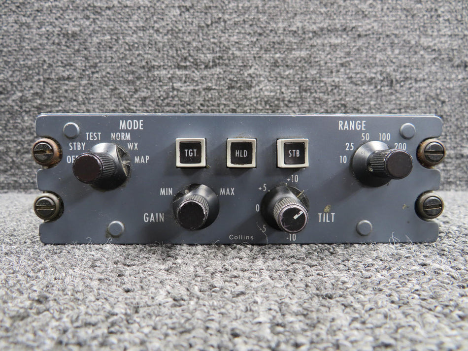 Collins 622-7580-022 Collins WXP-85D Weather Radar Panel with Modifications