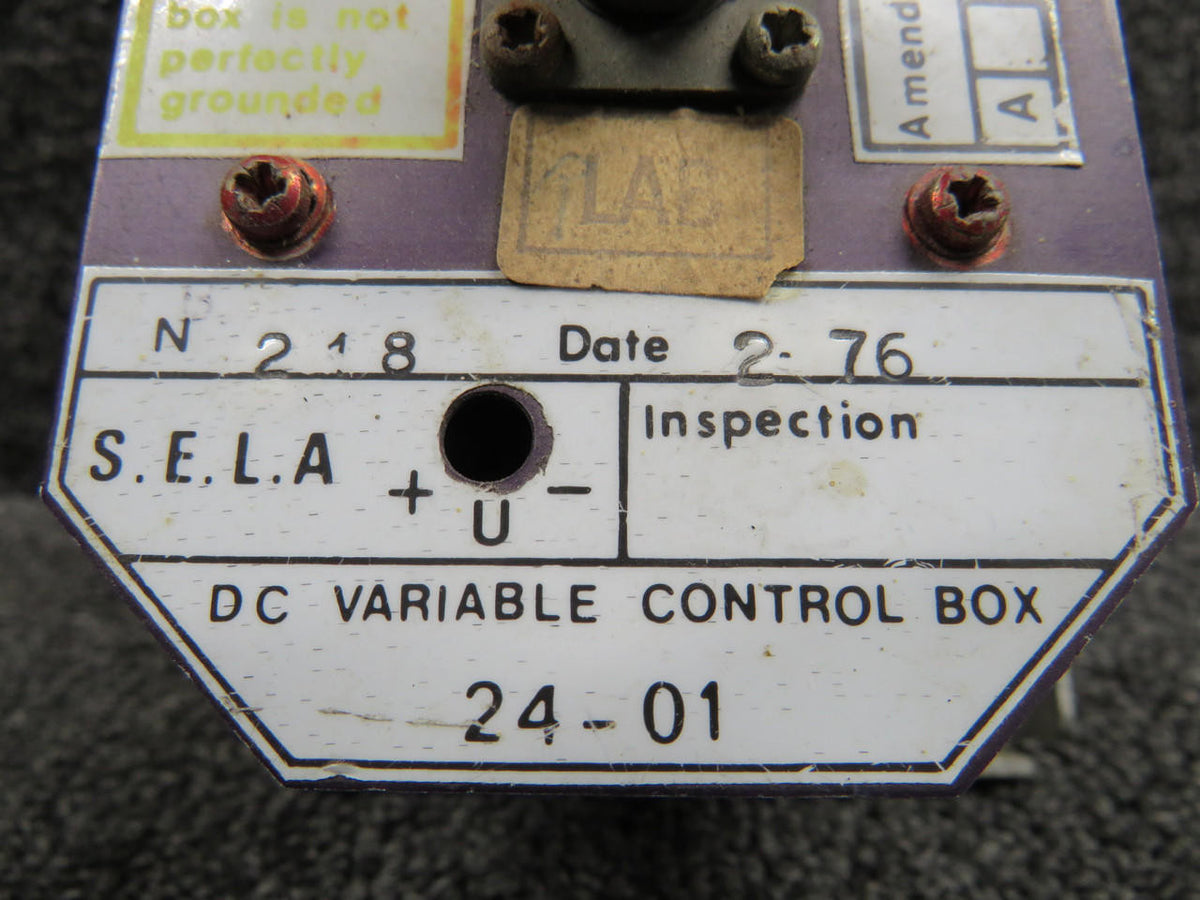 Dassault 24-01 Dassault Variable Control Box Assembly with Mount