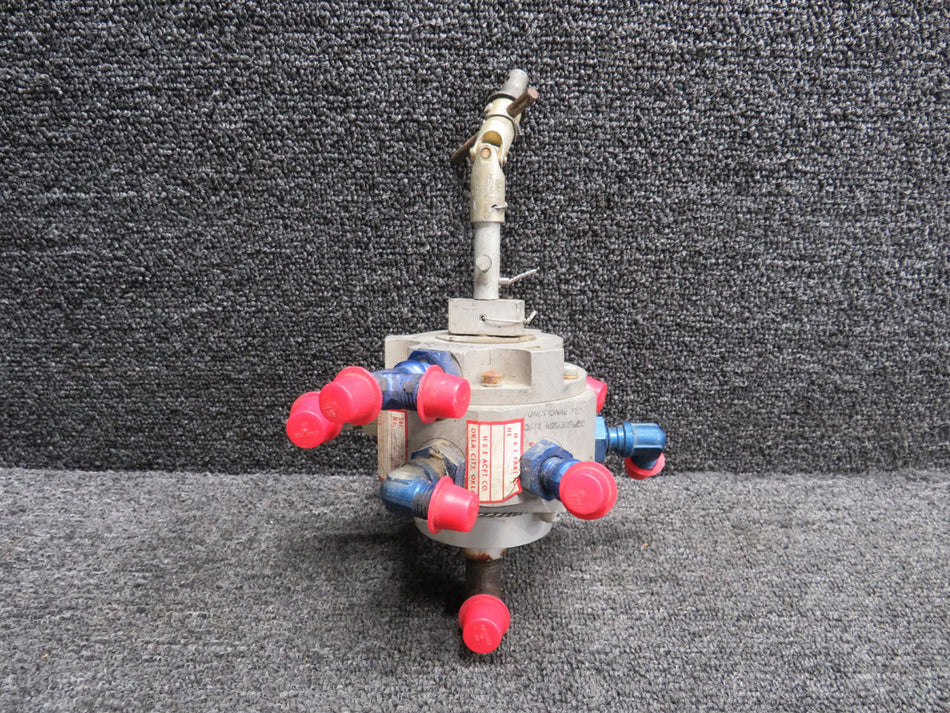 H and E Aircraft HE825-2 H & E Aircraft Fuel Selector Valve Assembly (Missing Handle)
